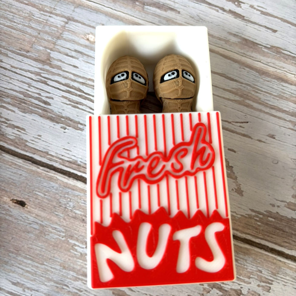 Thumbnail: Peanut Articulating Magnet or Keychain Fresh Nuts