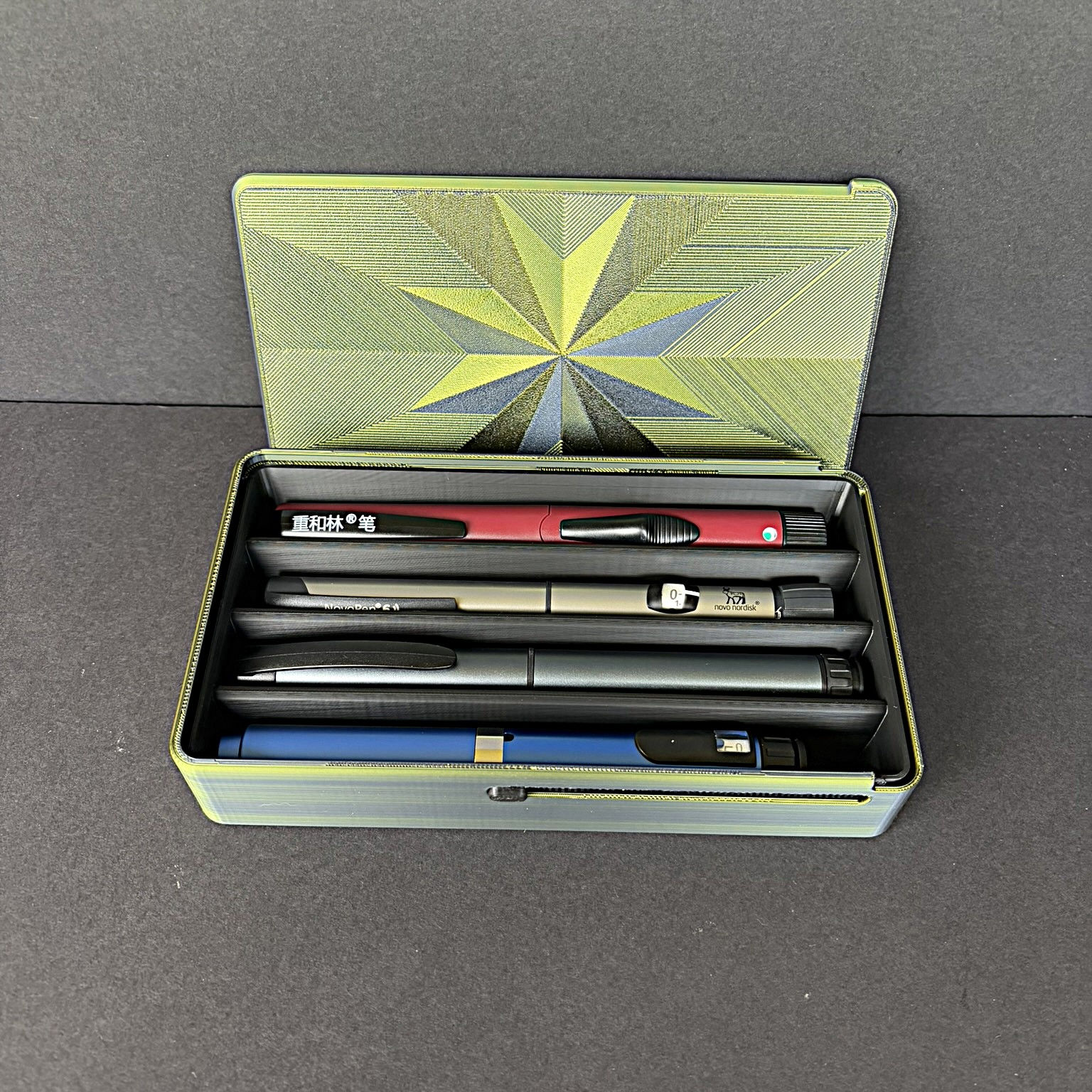 Pen Case 4 pens Injection Pens Peptides Diabetes Travel Fridge