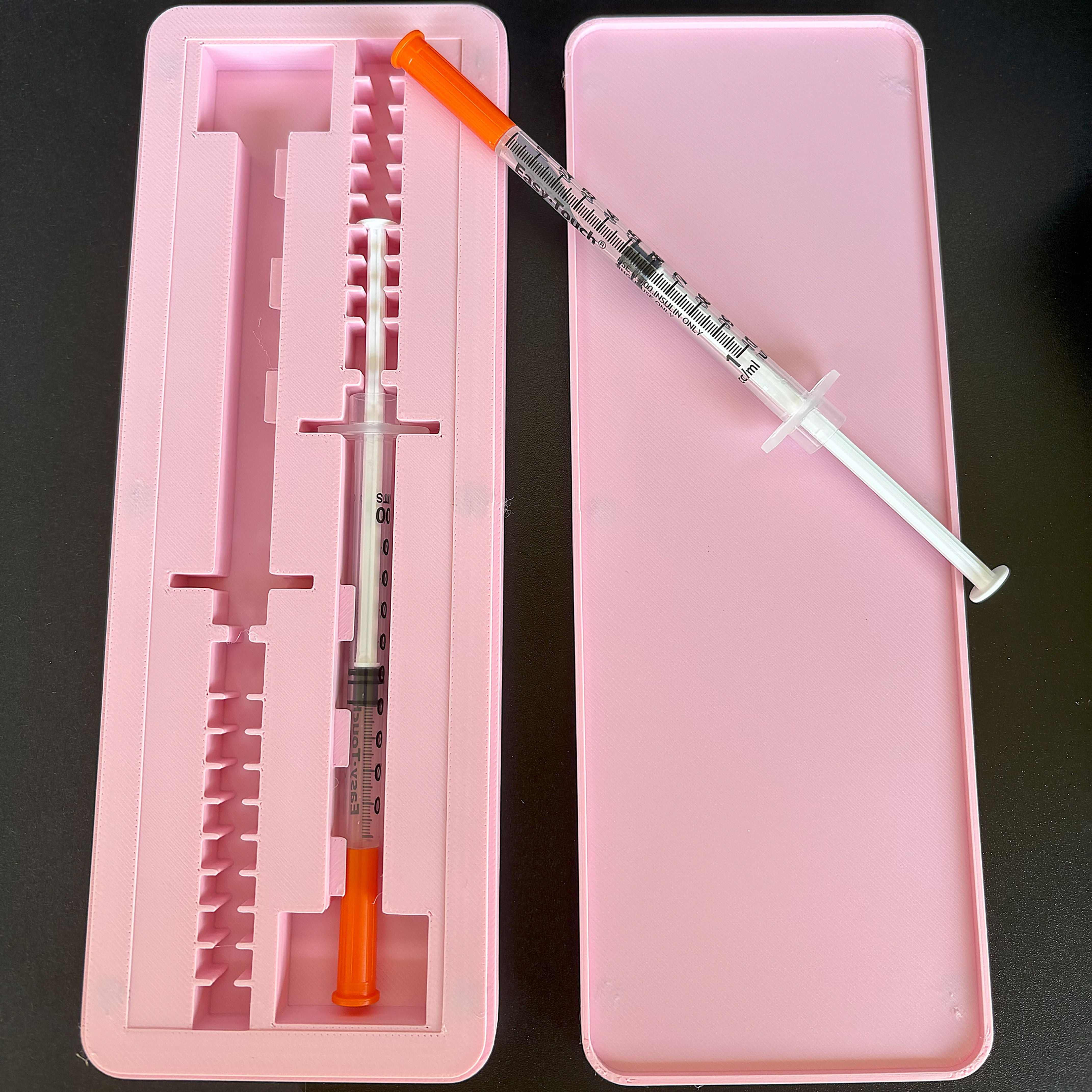 Pre-Filled Syringe Storage Box Travel Peptides Insulin