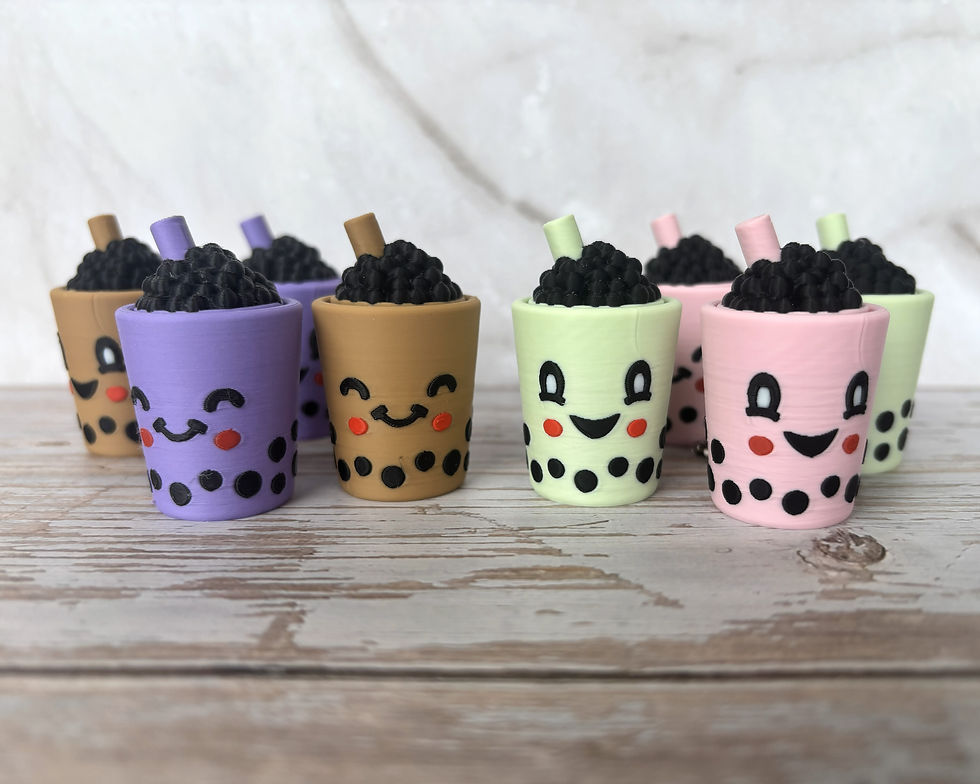 Thumbnail: Boba Tea Fidget Clicker Keychains