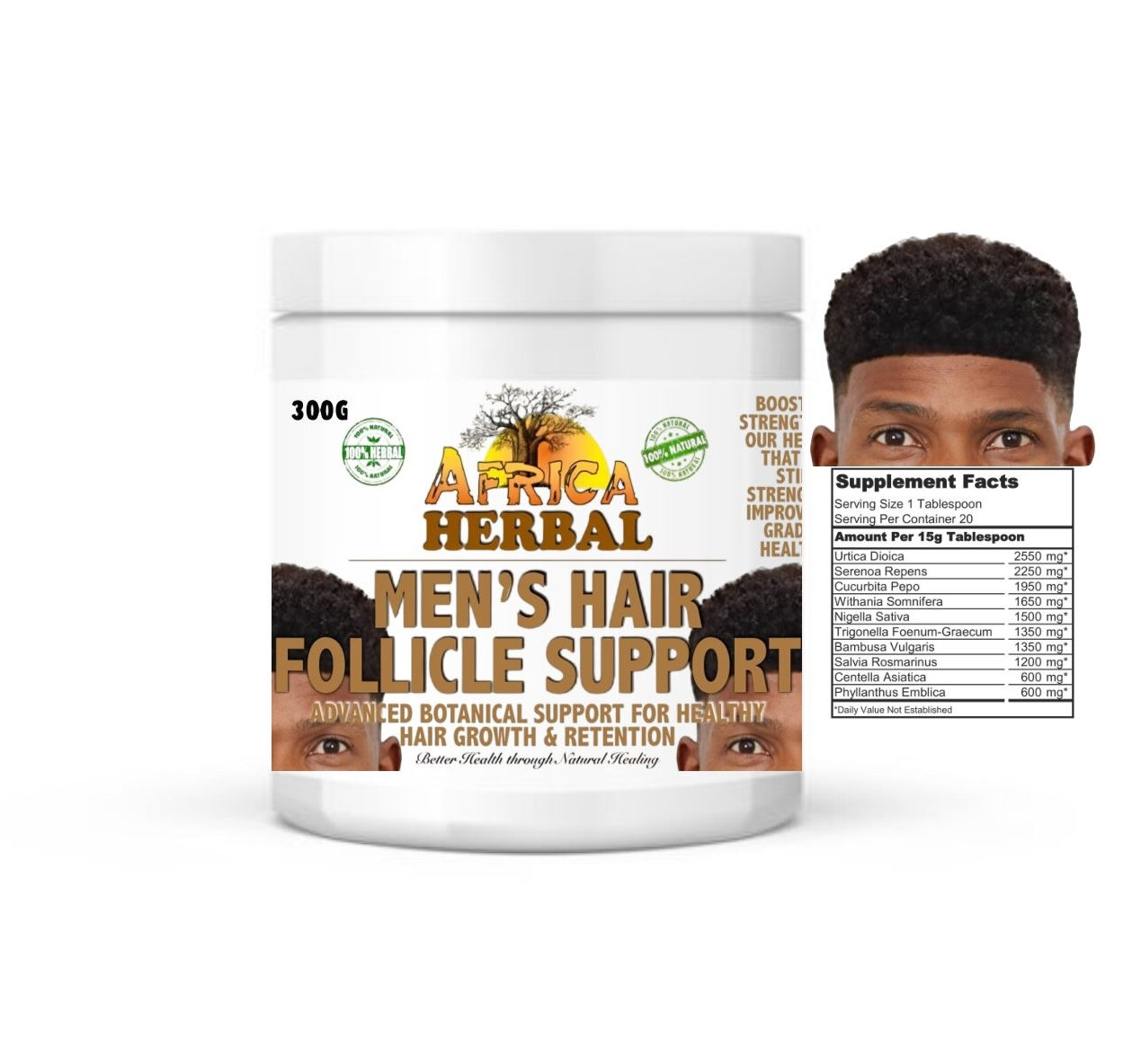 MEN'S HAIR FOLLICLE SUPPORT POWDER