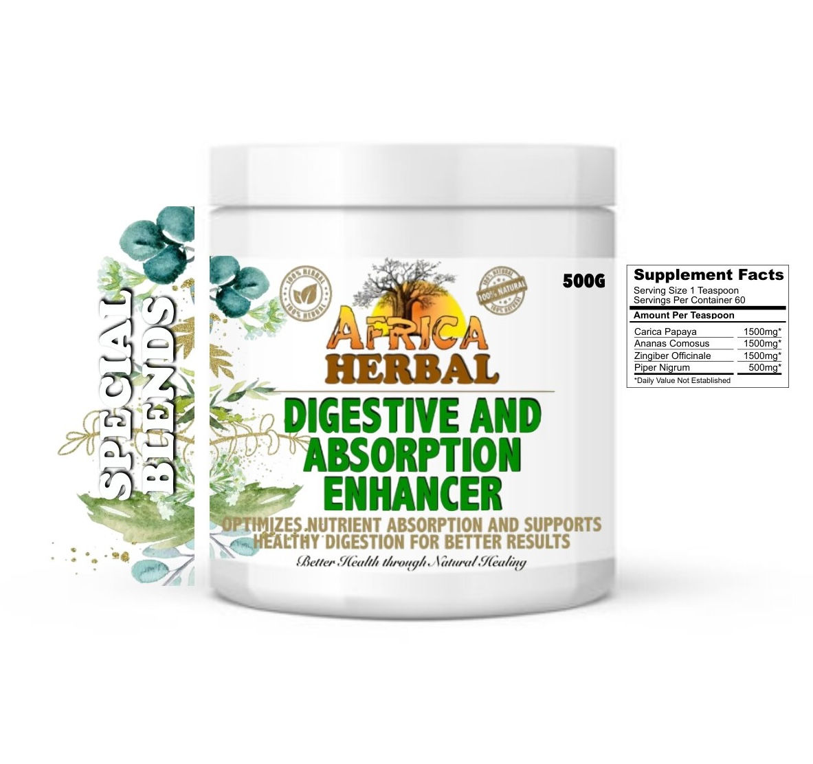 DIGESTIVE & ABSORPTION ENHANCERS POWDERS