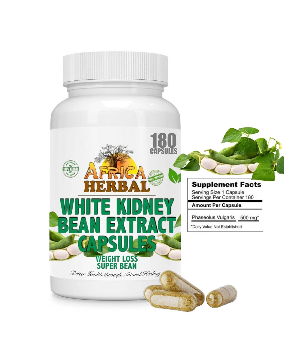 WHITE KIDNEY BEAN EXTRACT CAPSULES