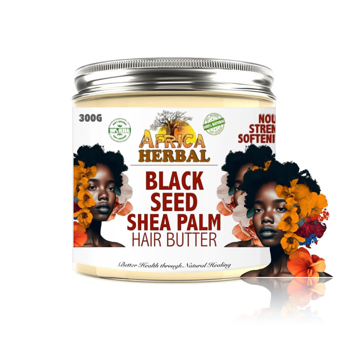 BLACK SEED, SHEA, PALM OIL HAIR BUTTER
