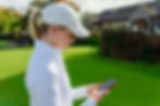 Golfer Adding data to mobile app