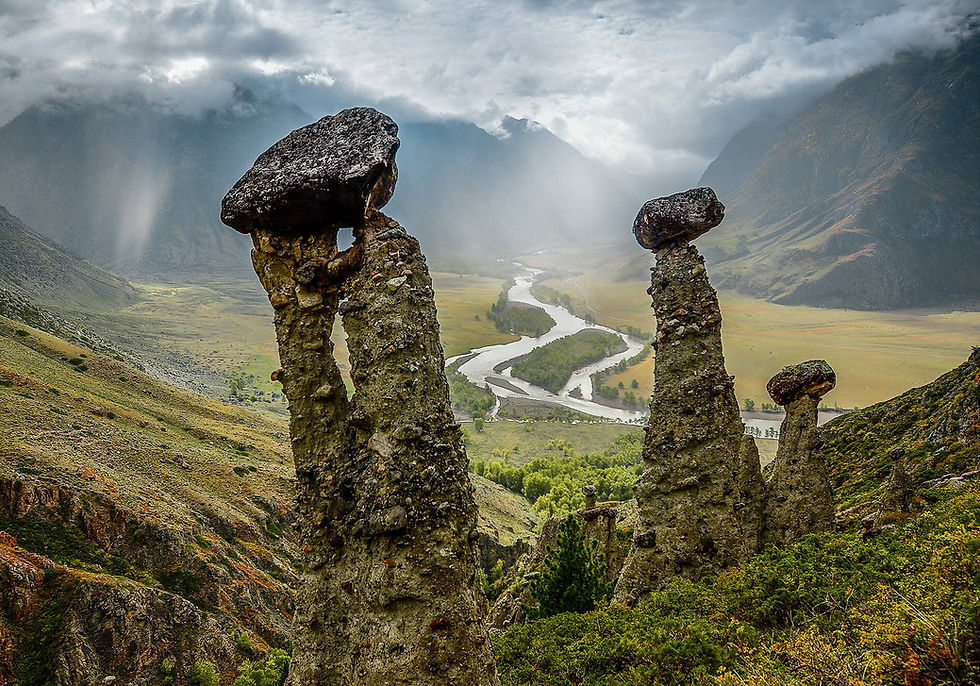 Altai Mountains and Altai Mars