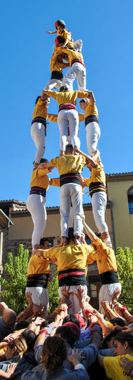 4 de 7 dels Castellers de Santpedor
