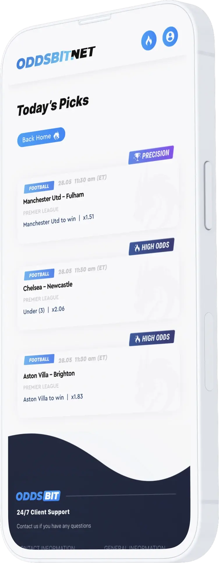 top football predictions today