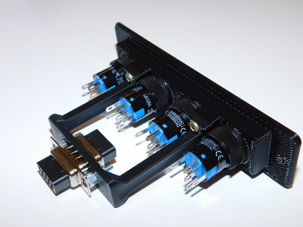 Thumbnail: 12V Push Button LED Annunciator Panel (16mm lights)