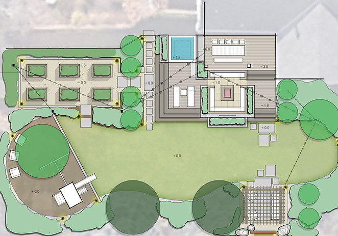 Residential Backyard Layout