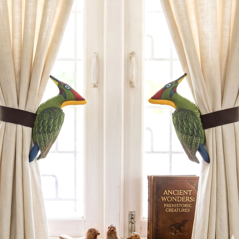 Thumbnail: Curtain Holder - Lesser Yellow Naped Woodpecker