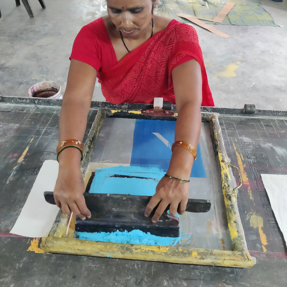 Thumbnail: Book Tote - Mahua Flowers