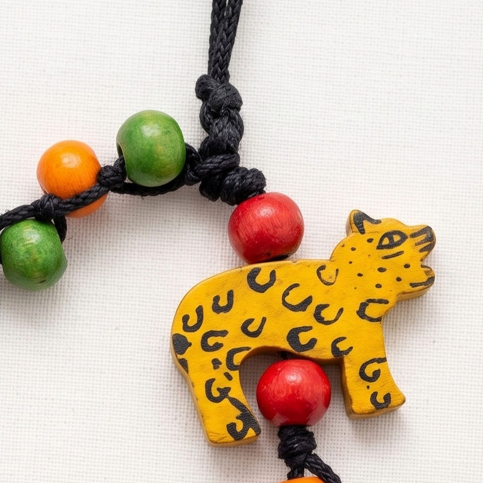 Thumbnail: Phone Charm Wristlet - Leopard Miniature
