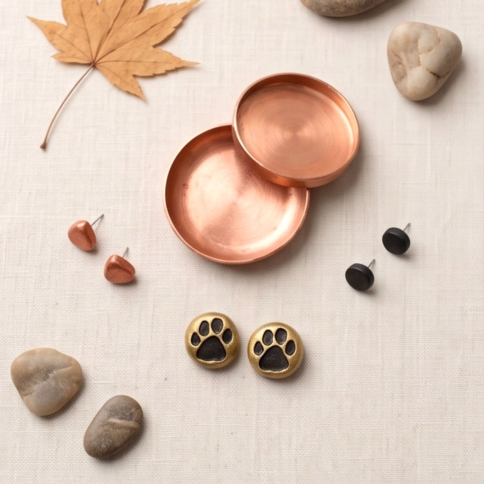 Thumbnail: Earrings - Tiger Tracks - Set of 3