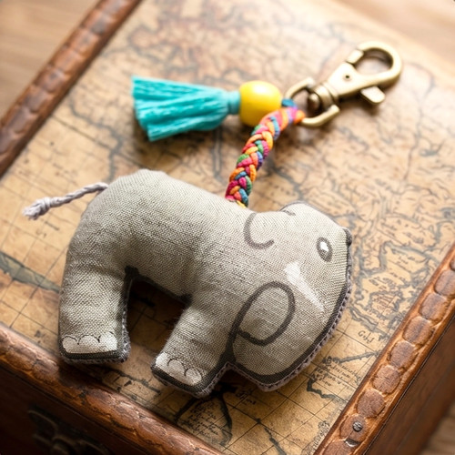 ☆quizzical elephant☆ イタグレ Dog Bag charm Elephant Bag Charm by PashooPakshee