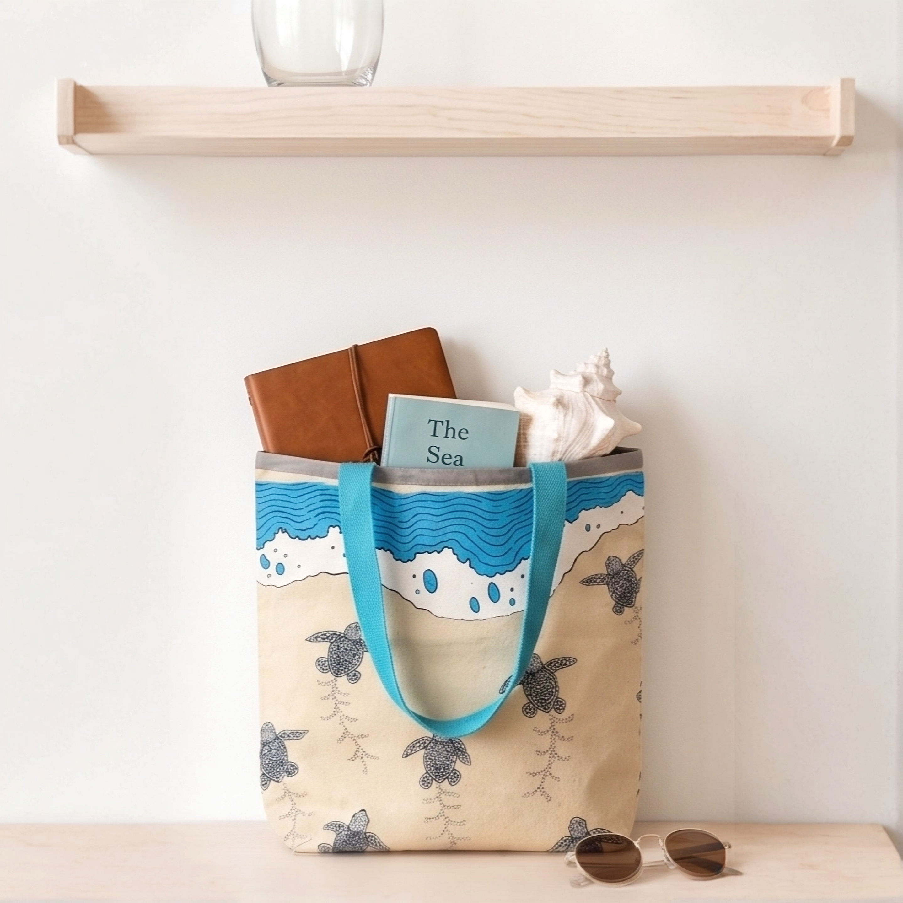 Turtle Nesting Tote Bag