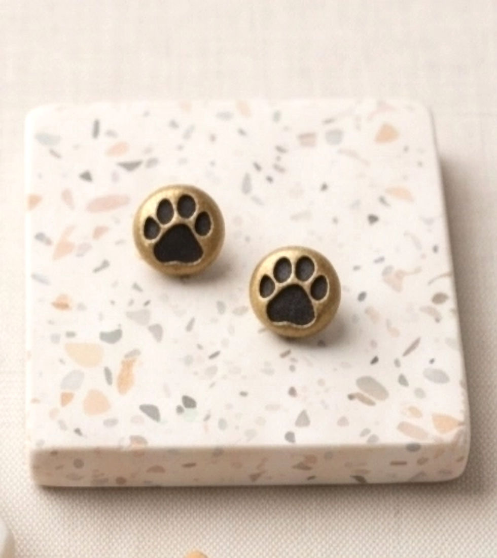 Thumbnail: Earrings - Tiger Tracks - Set of 3