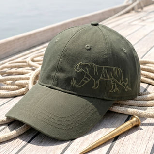 Olive Tiger Cap