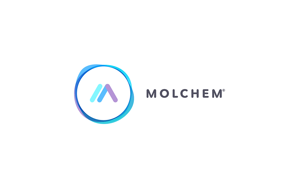 Logo MOLCHEM — farebná identita inšpirovaná bakteriálnymi kolóniami
