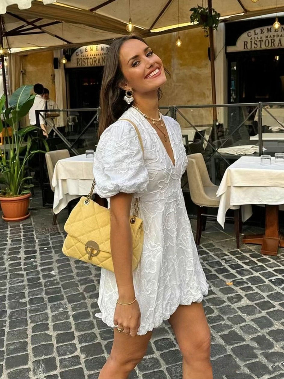 Thumbnail: Nora Puff-Sleeve Dress