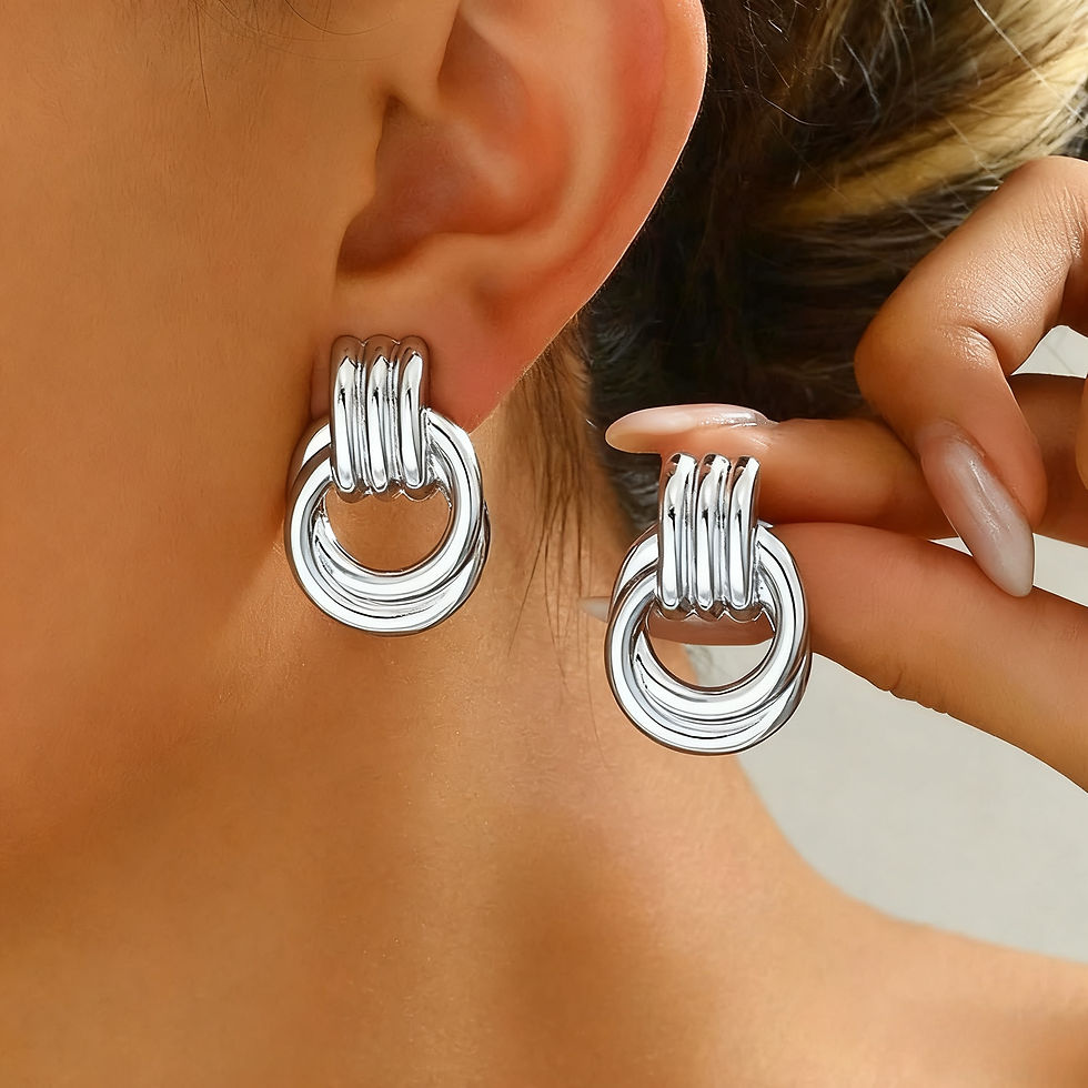 Thumbnail: Chunky Drop Earrings