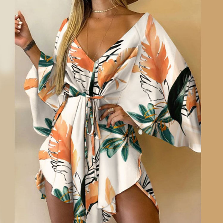 Thumbnail: Maya Floral V-Neck Sundress