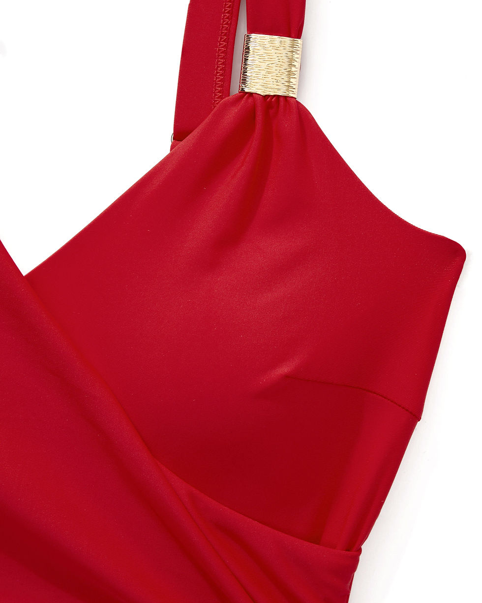 Thumbnail: Mia Sleek V-Neck Swimsuit