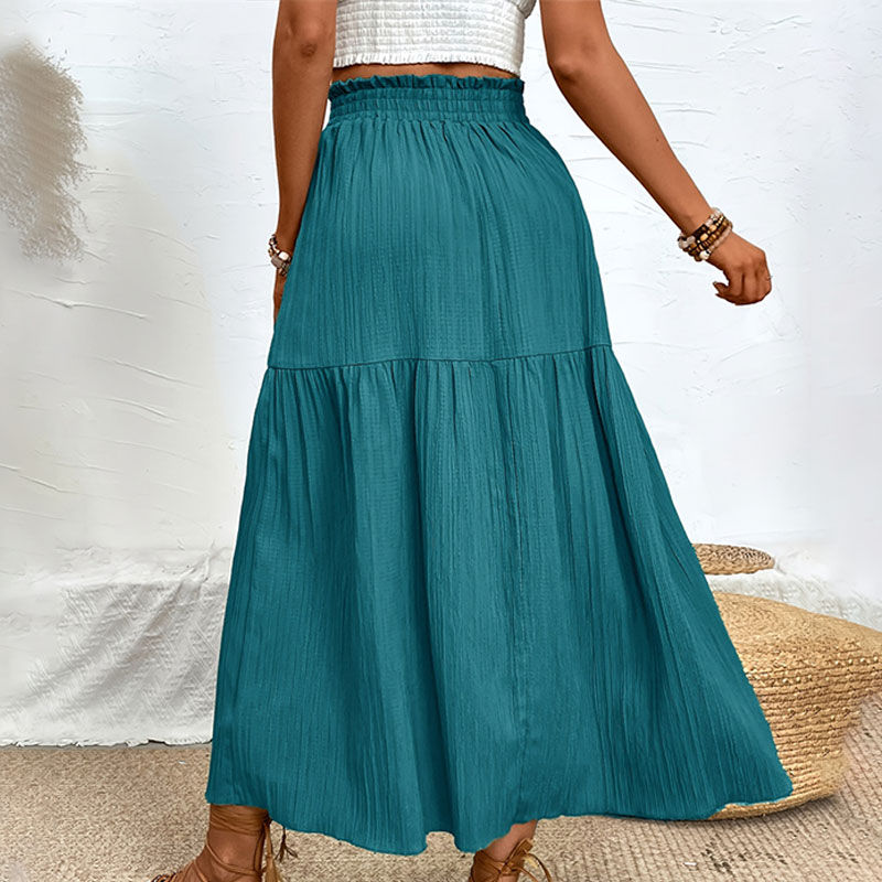 Thumbnail: Elara Bohemian Midi Skirt
