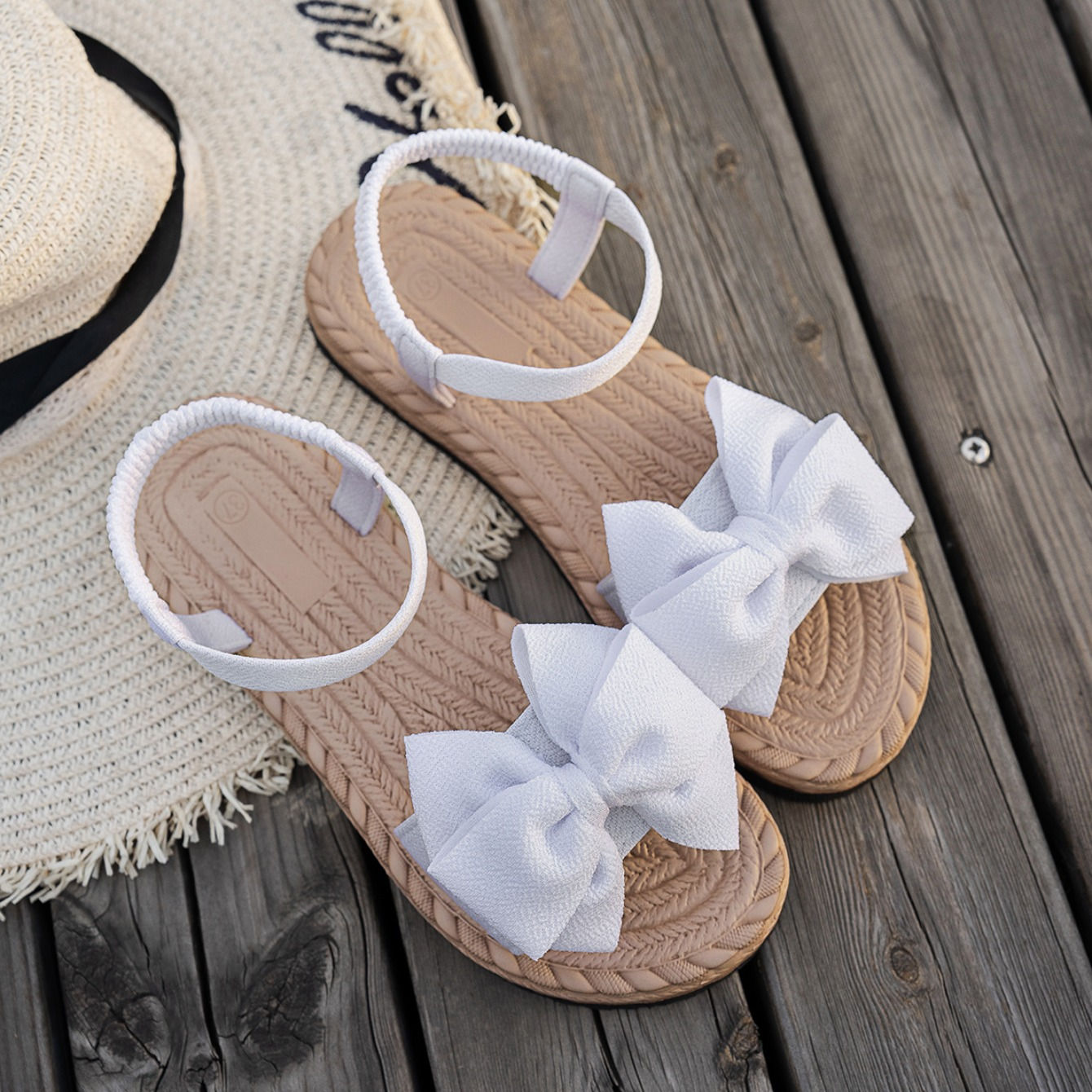 Emma Beach Tie Slippers