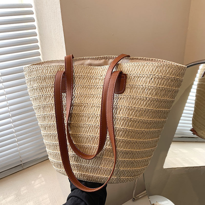 Thumbnail: Isla Woven Basket Tote