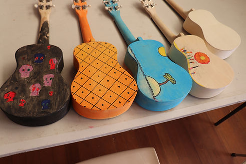 Ukulele Make, Decorate and Learn Ukulele School Holiday program Central Coast NSW .JPG.JPG