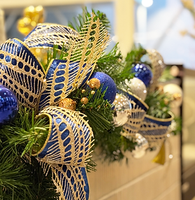 藍奢聖誕銷售中心佈置