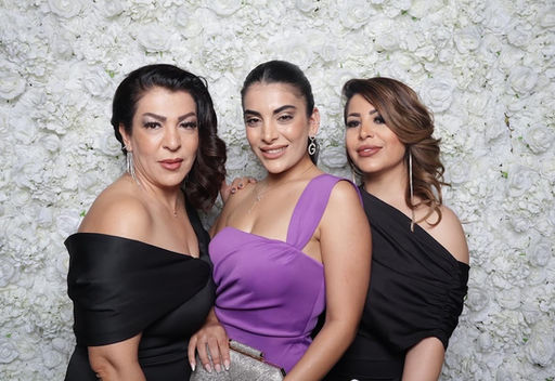 Photo Booth services at beautiful Assyrian Wedding in Turlock, California at Larsa Hall.