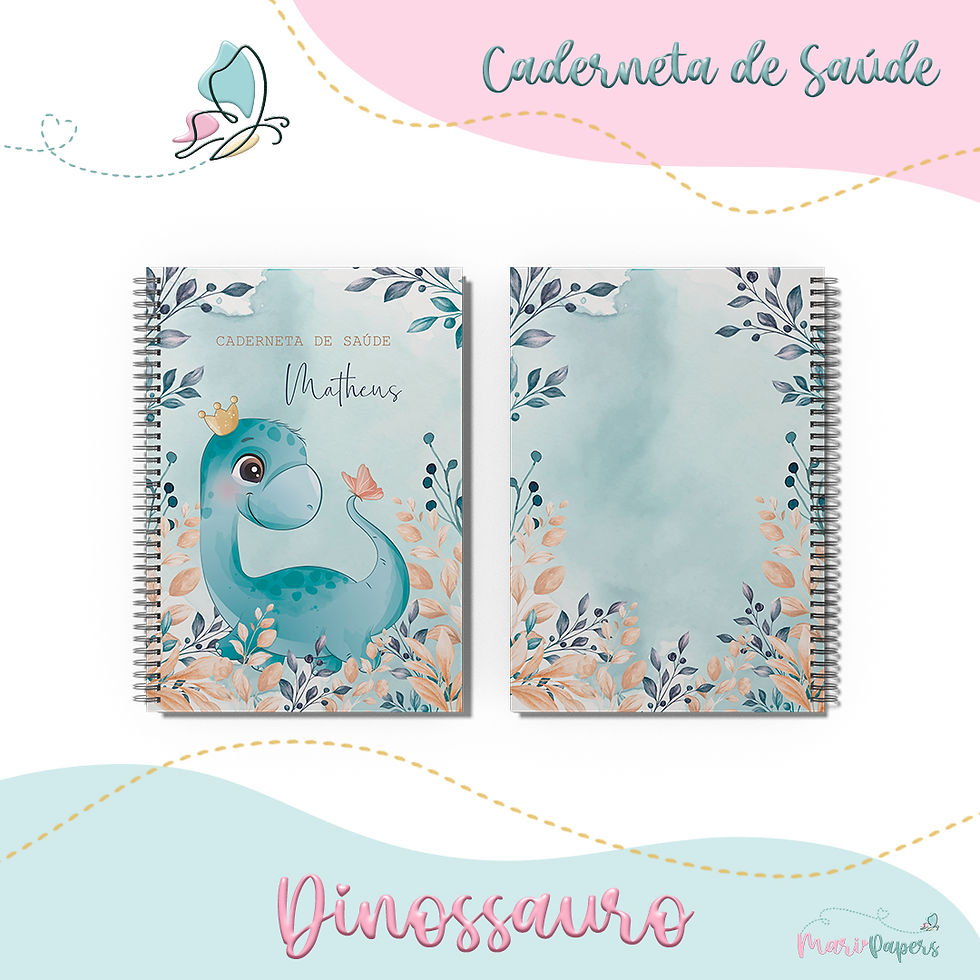 Caderneta - Dinossauro