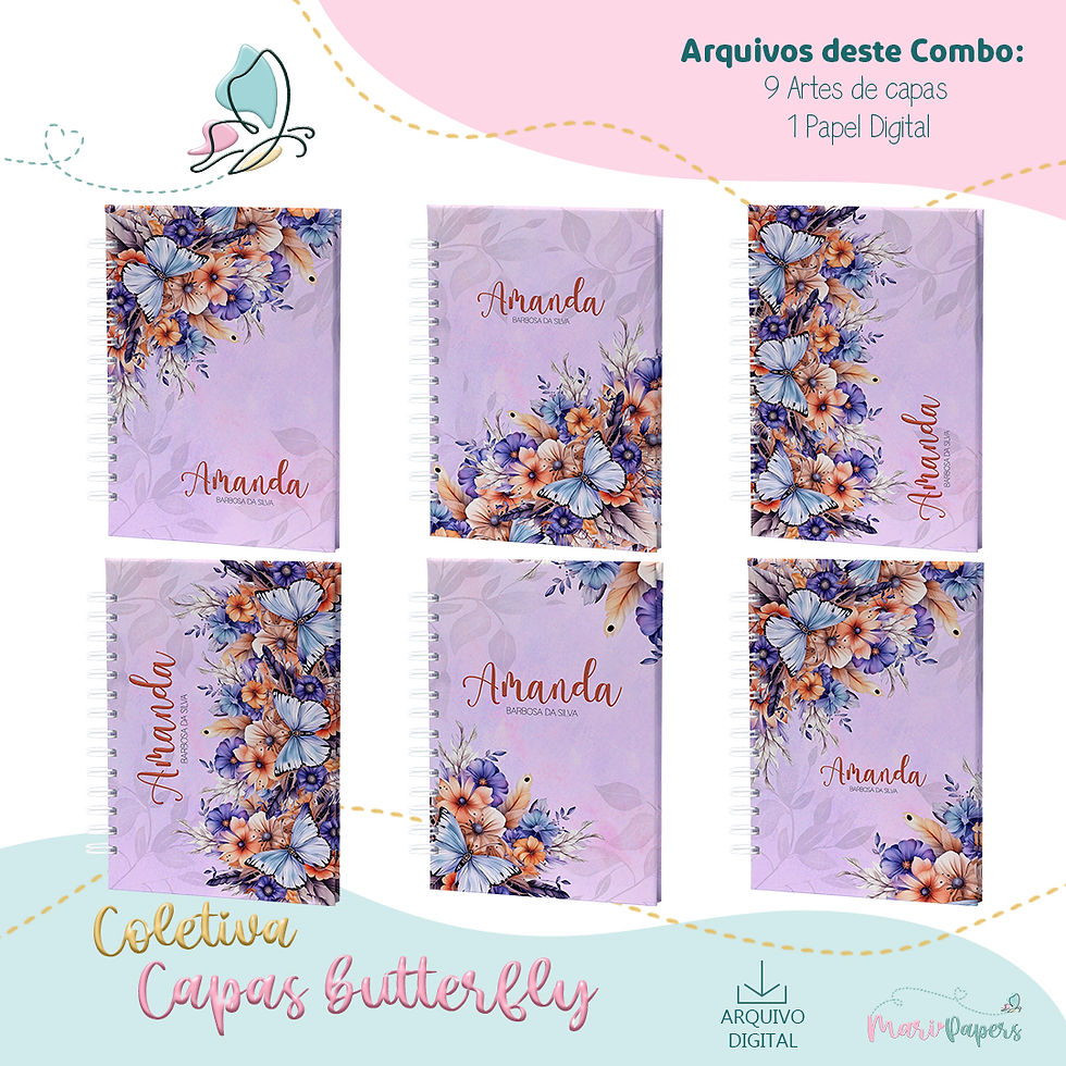 Coletiva Capas Butterfly