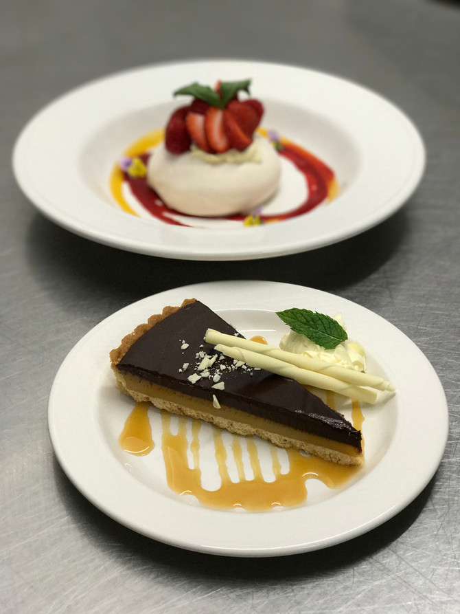 Salted Caramel & Chocolate Tart