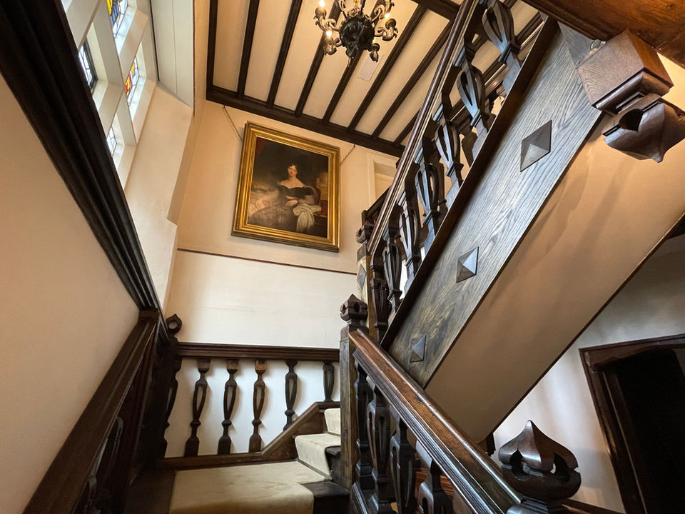 The Queen's Staircase at Athelhampton House