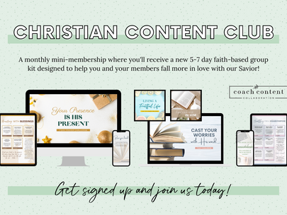 Announcing Our Faith-Based Mini Membership! ๐๐คฉ๐