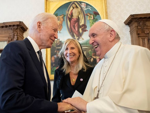 Papa Francisco recebe medalha presidencial da liberdade nos EUA
