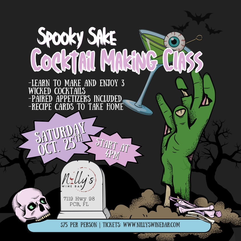 Spooky Sake Cocktail Making Class