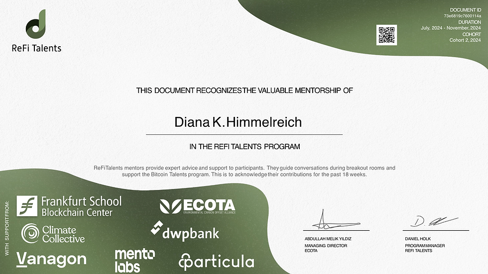 ReFi Leaders | Mentor