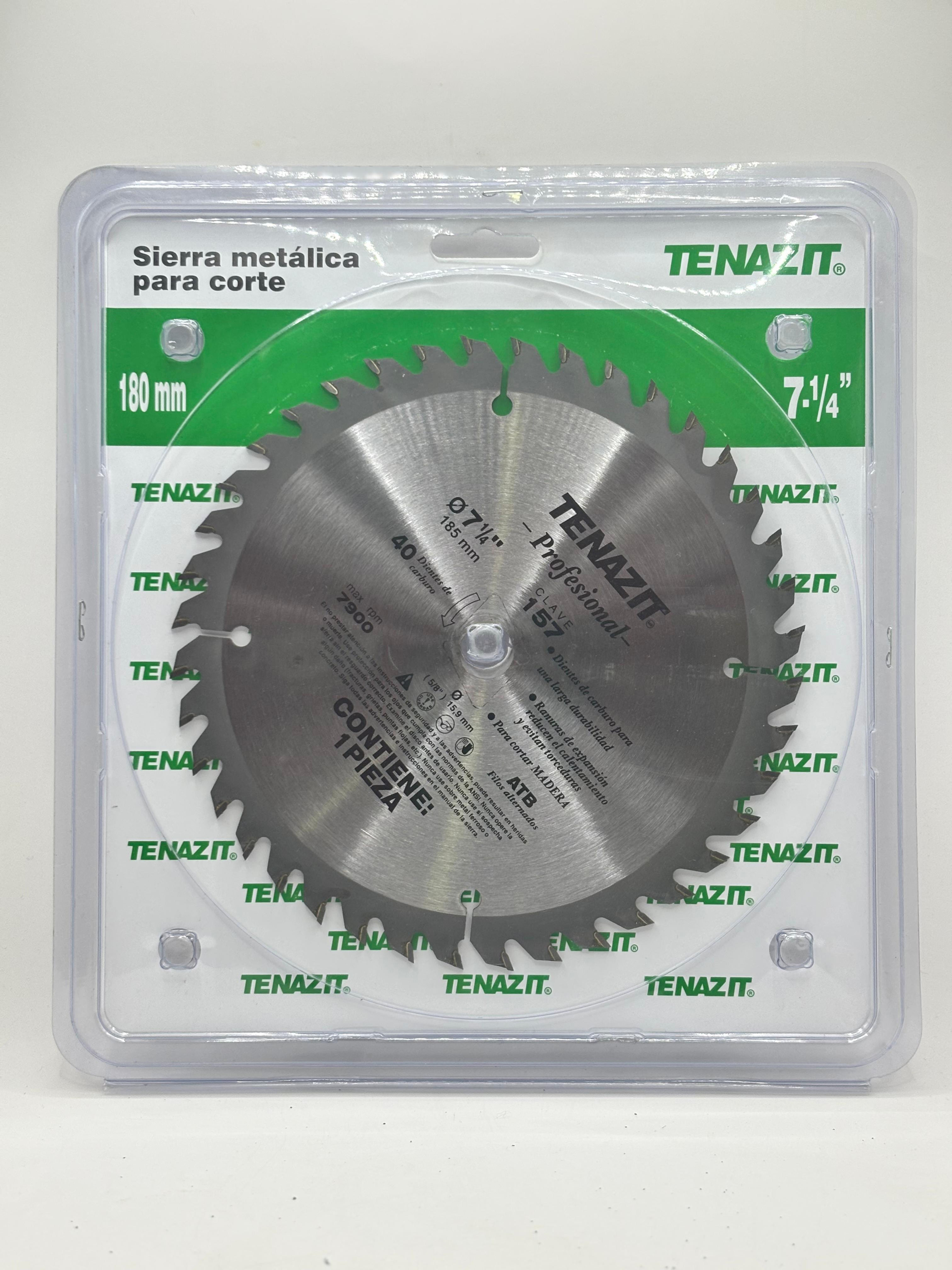 Sierra para corte de madera 185x15.9 40 dientes