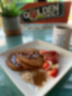 Cinnamon Oat Protein Pancakes