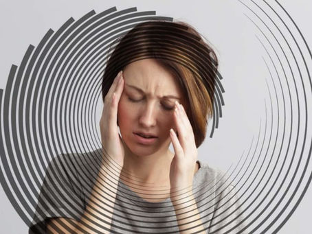 dizziness experienced woman