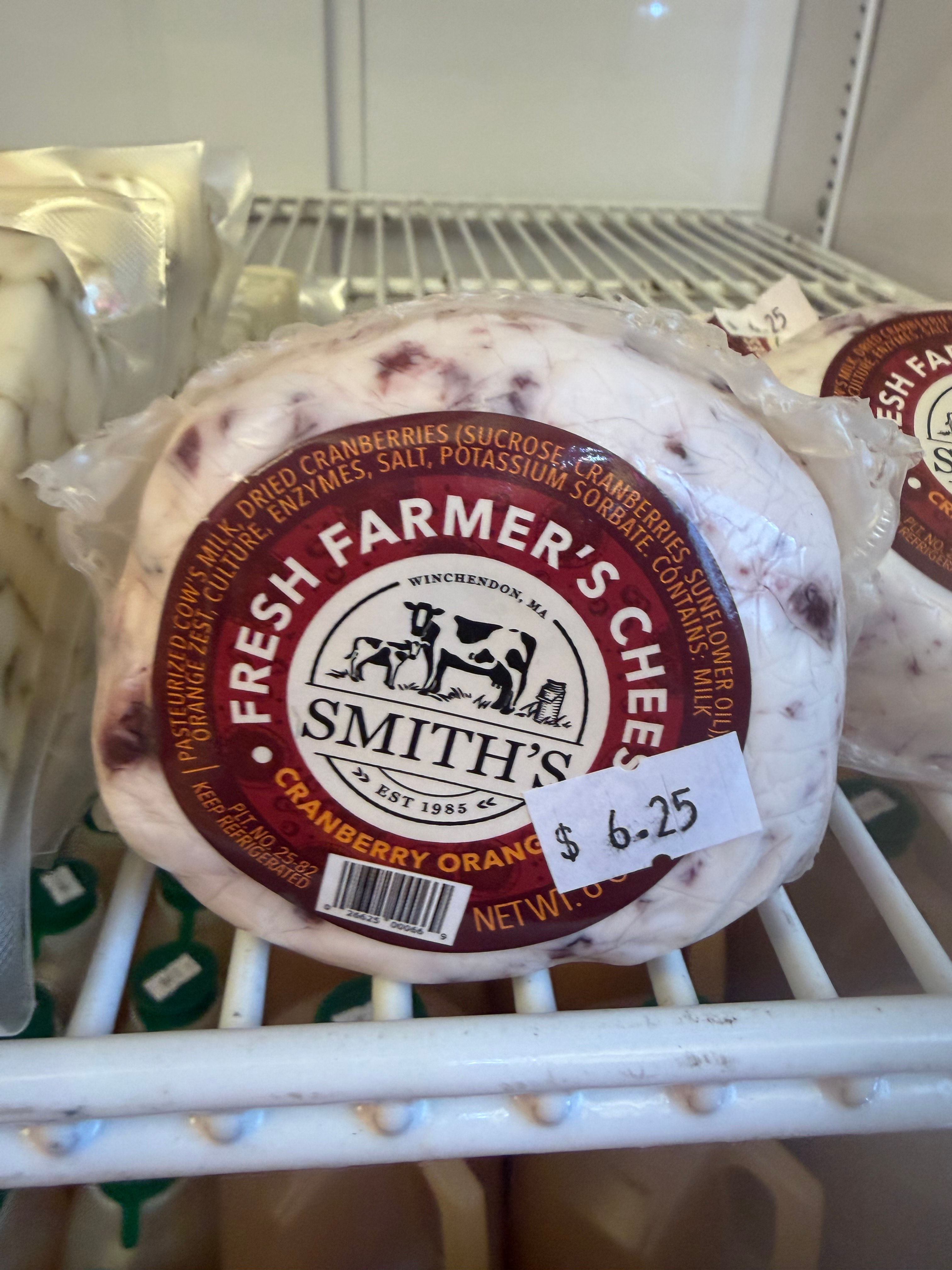 Cranberry Orange Farmer's Cheese