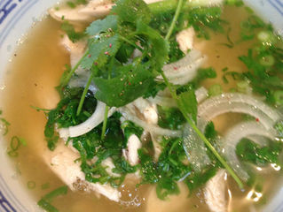 Northern Vietnamese style Chicken Pho – Phở Gà on a rainy day