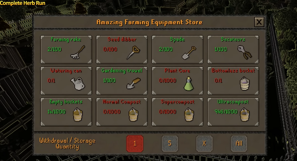 Complete Herb Farming Guide for OSRS Herb Run Guide
