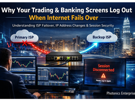 Why Your Trading & Banking Screens Log Out, When Your Internet Line Switches — And How to Stop It