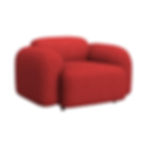 Red Milano Sofa, modern design, comfortable seating, elegant living room decor