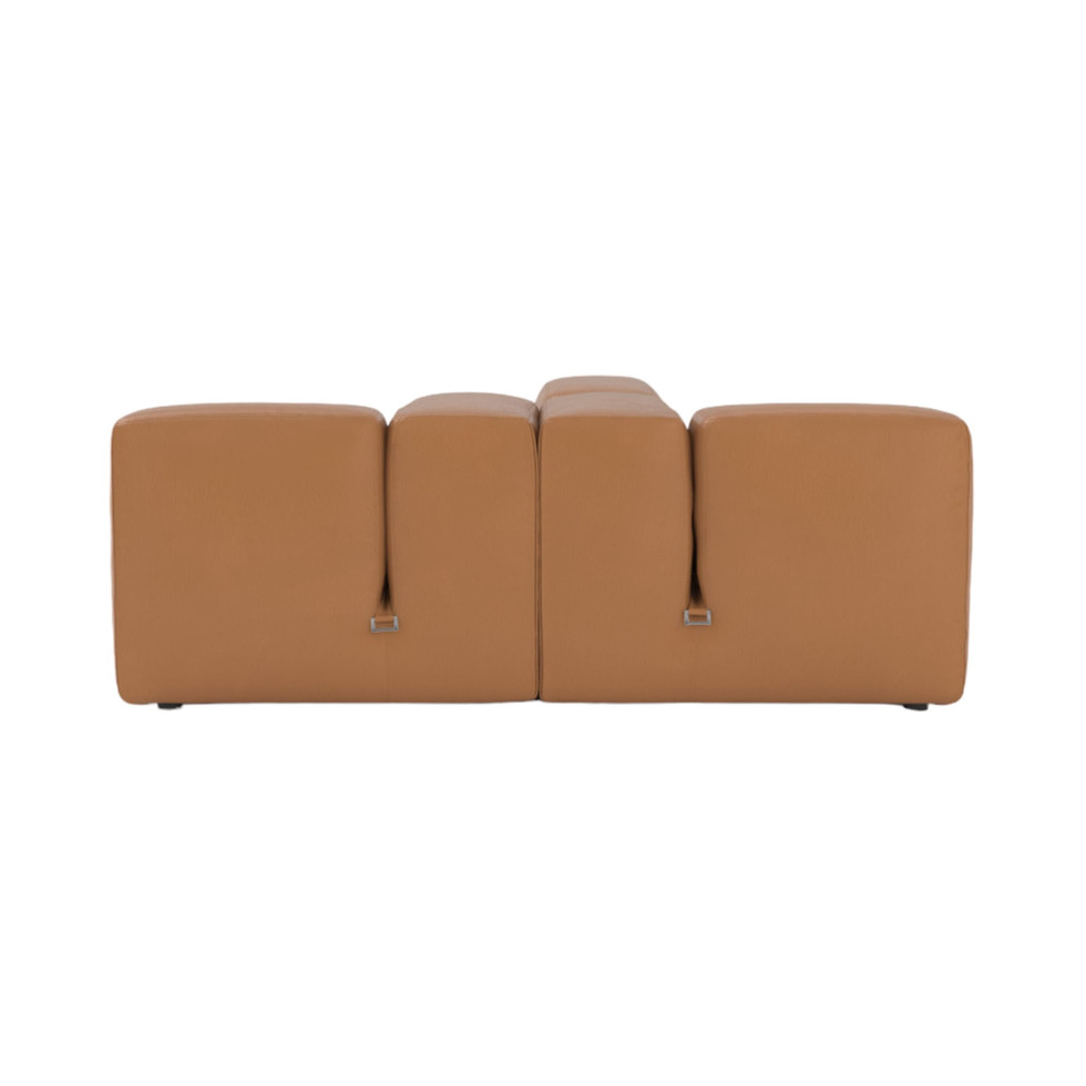 Modern brown sofa, back view, Extrasoft Sofa - Combo 1, product furniture design Nue Modern